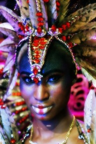 Make-up Designer: Kitty Noofah Make-up Assistants: Fiona Neal and Amber Julie For Bacchanalia UK Masband Notting Hill Carnival 2017 Costume Collection. Designer Kelly Rajpaulsingh