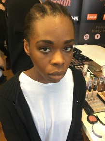 Makeup designer: Kitty Noofah Makeup artist: Fiona Neal for London Fashion Week A/W 17 for Rein London